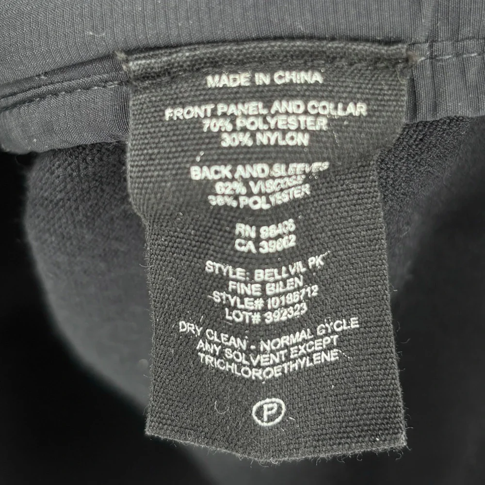 Theory‎ Belville PK Fine Bilen Zip Bomber Jacket Navy Lightweight Modern Size XL